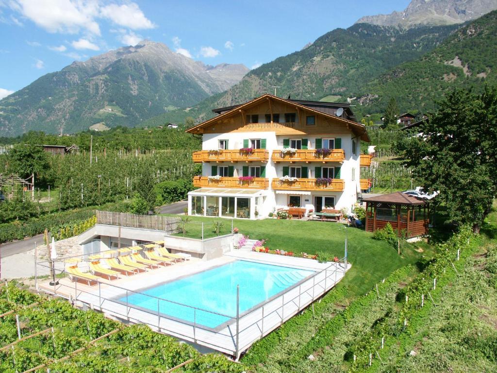 Pension Alpenblick Lagundo Dış mekan fotoğraf